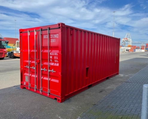 Workshop en accommodatie container