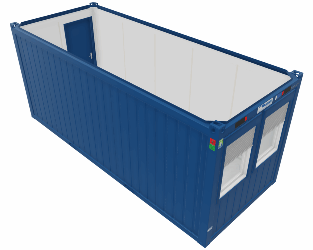 20ft Unit – Ramen achter